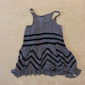 Free People Voile and Lace Trapeze Slip XS